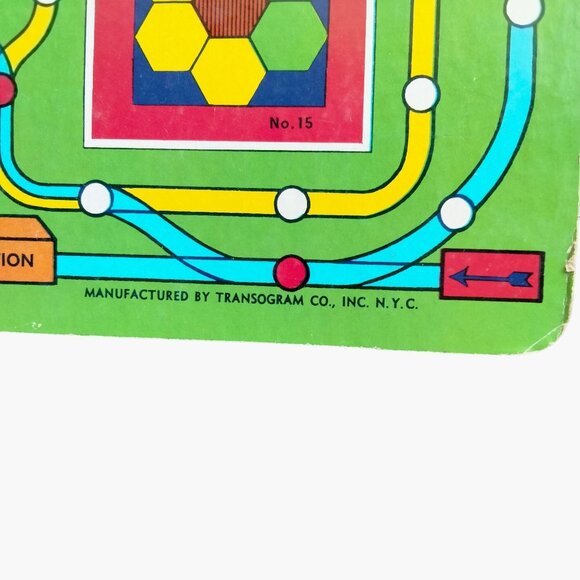 Transogram Pa Chiz Si Game of India Board Card 2 sided Pachisi Vintage 1955 - Picture 6 of 8